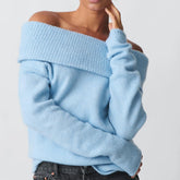 Off Shoulder Sweater